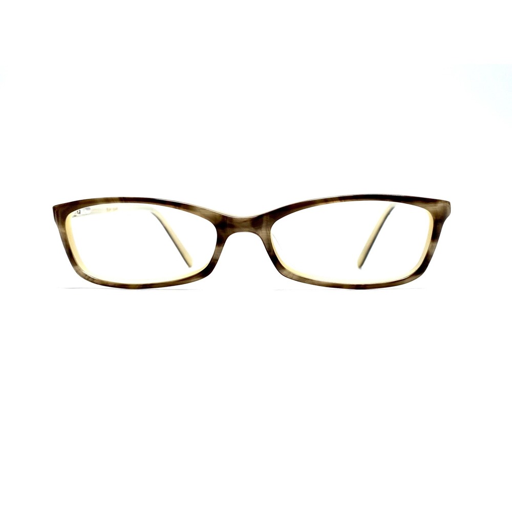 New Kate Spade Brown Beige Pearl Tortoise Cat Eye Glasses Italy Karen 51 16 130